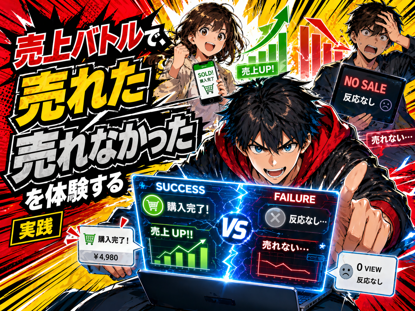 売上バトルのイメージ